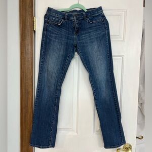 JCPenney Women's Straight Leg Blue Jeans